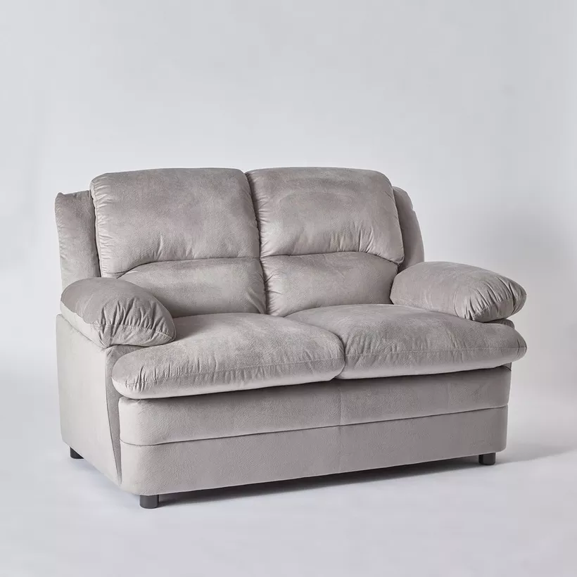 Amara Duo Two-Seater Fabric Sofa with Soft Foam Cushioning